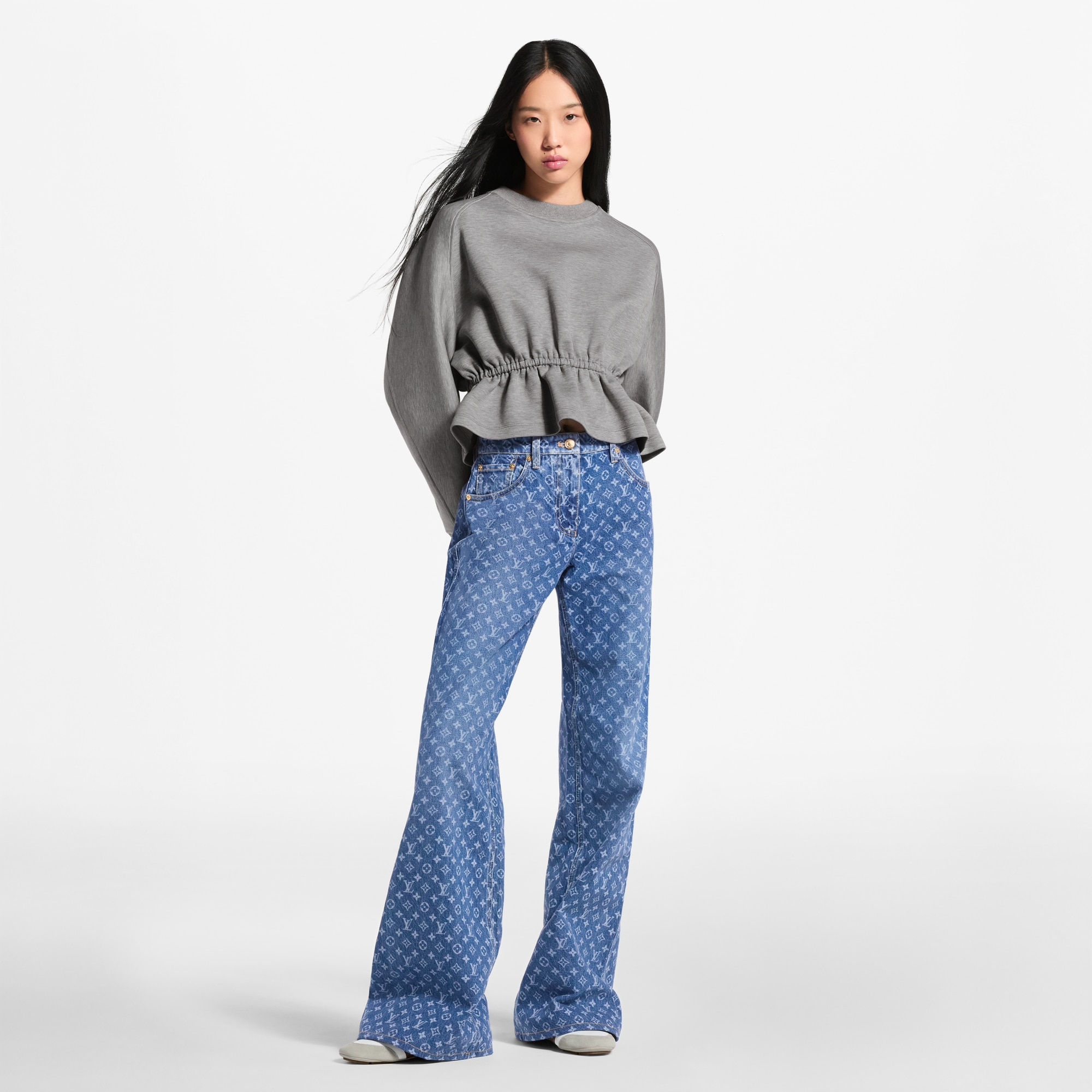 Monogram Flared Jeans - Women - Ready-to-Wear | LOUIS VUITTON ®